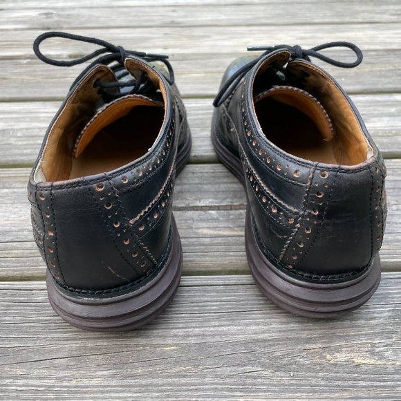 Cole Haan Men Shoes Lace Up Oxford Dress Shoes Bla - Picture 7 of 10